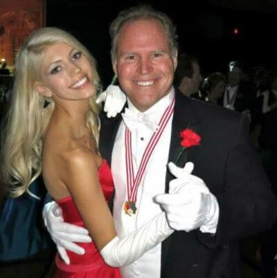 Charles Windsor with his daughter Devon Windsor.